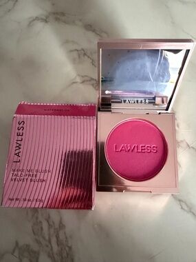 LAWLESS Make Me Blush Watermelon Velvet Blush - Bright Pink Cheek Tint